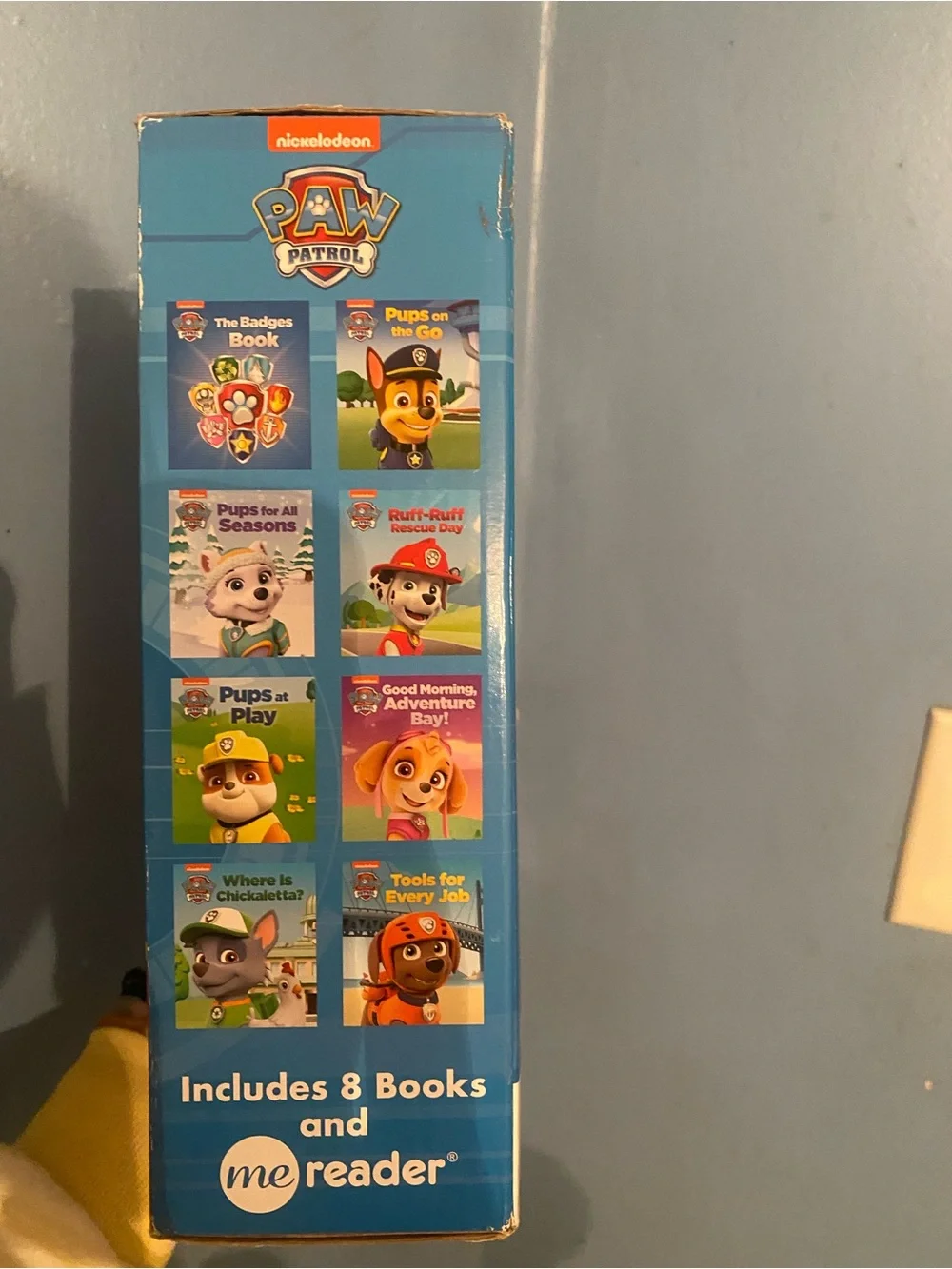 PAW Patrol Electronic Reader and 8-Book Library - New in box